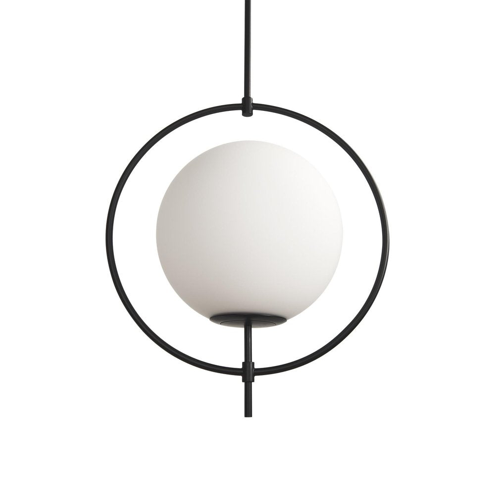 Black And White Single Metal Dimmable Ceiling Light With White Shades HomeRoots
