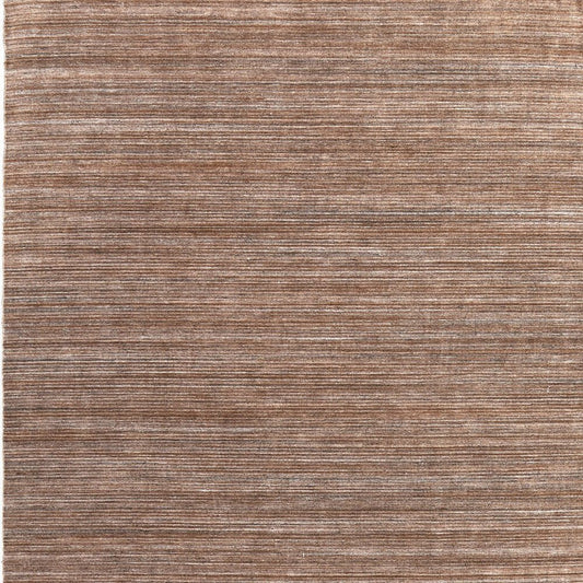 8' X 10' Brown Black And Gray Handmade Indoor Outdoor Area Rug