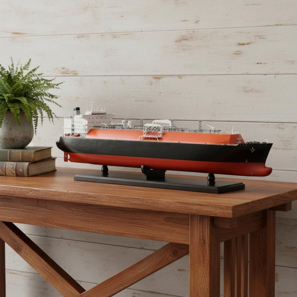 10" Unfinished Wood Hand Painted Model Boat HomeRoots