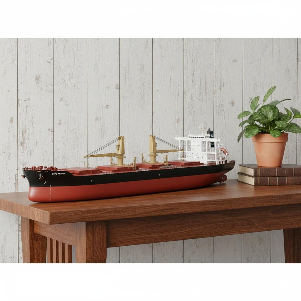 10" Unfinished Wood Hand Painted Model Boat HomeRoots