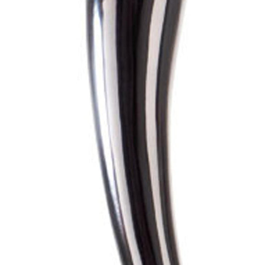 39" Silver Trumpet Aluminum Floor Vase HomeRoots