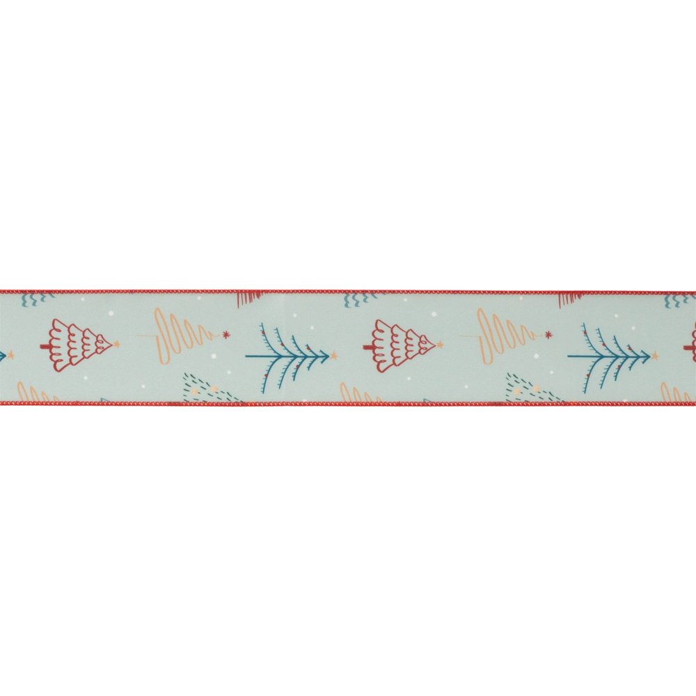 Set of Two White Blue And Red Shatterproof Ribbons HomeRoots