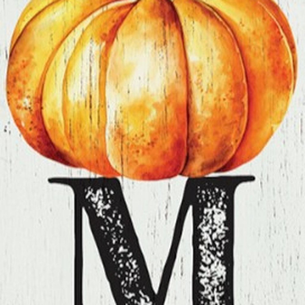 36" White Black And Orange Solid Wood Porch Sign HomeRoots