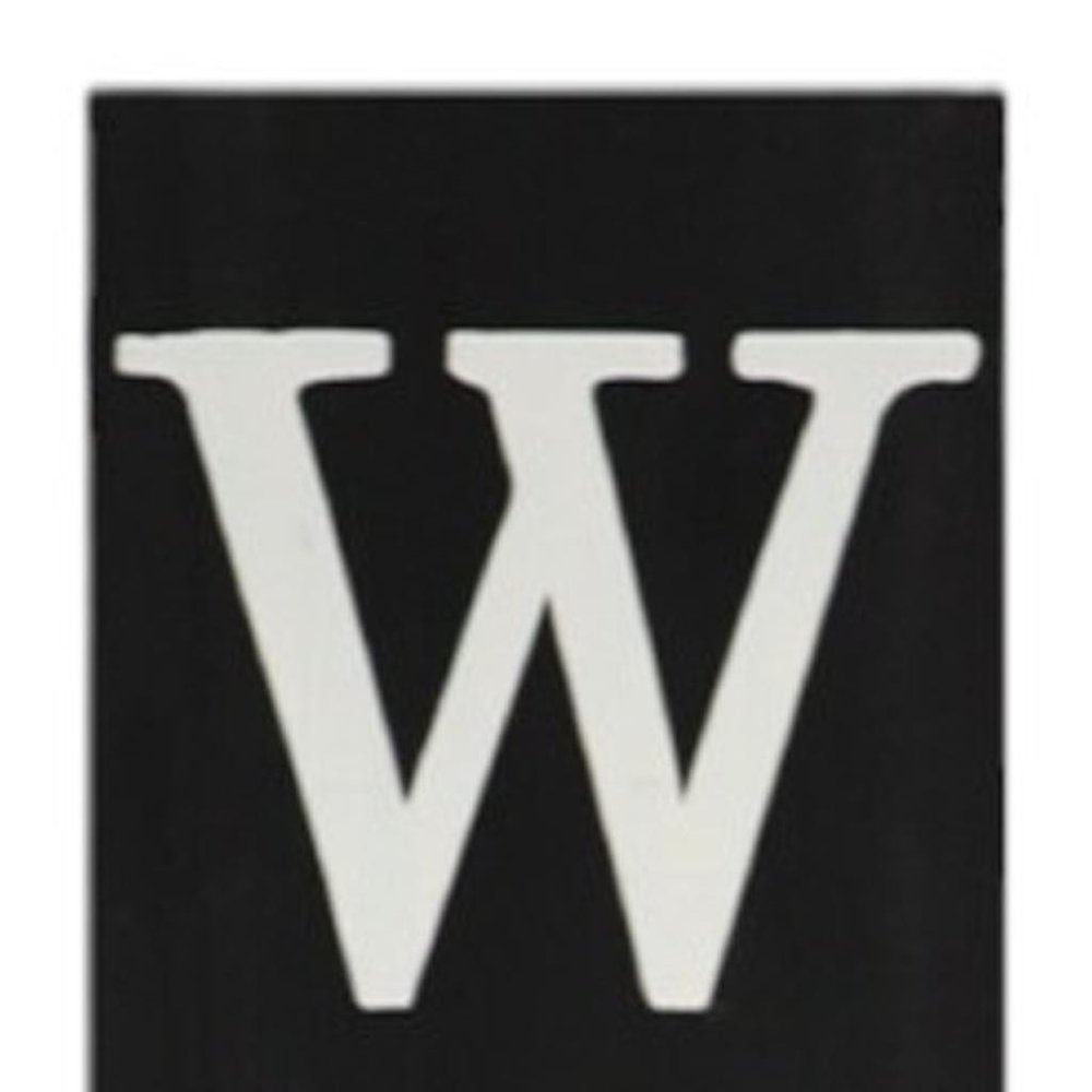 72" Black And White Solid Wood Porch Sign HomeRoots