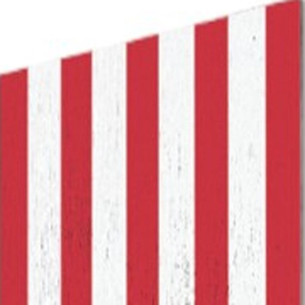 72" Red White And Blue Solid Wood Porch Sign HomeRoots