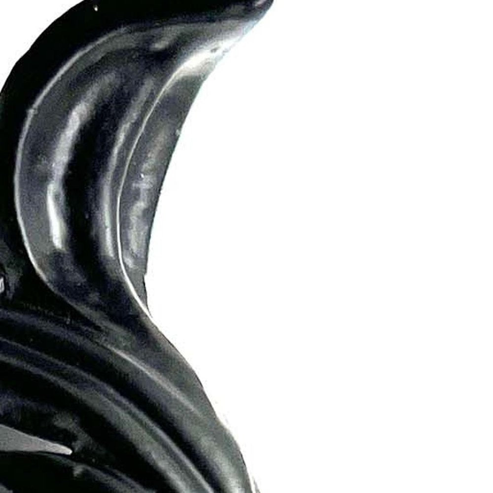 Set of Six Black Steel Feather Wall Hooks HomeRoots