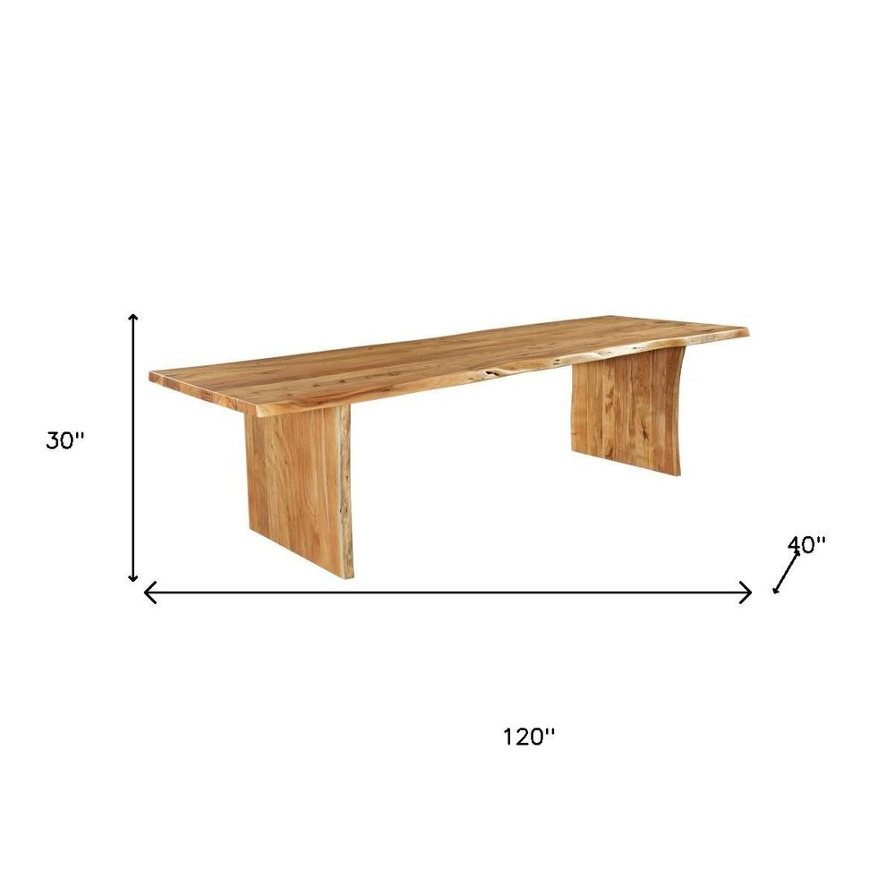 15 Piece Brown Solid Wood Dining Set with 14 HomeRoots