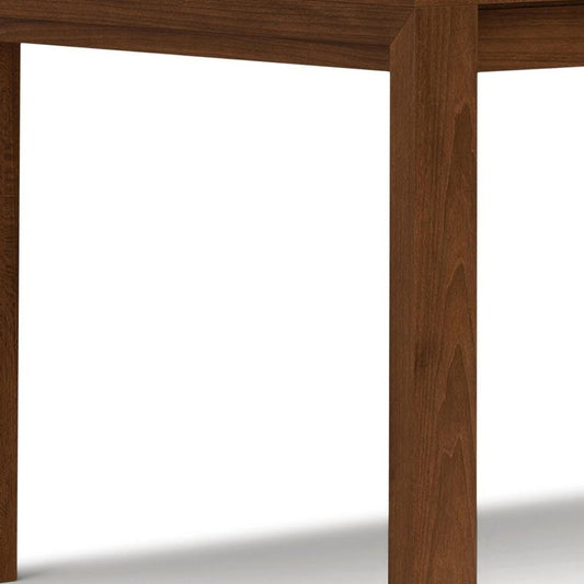 60" Walnut Wood Dining Table