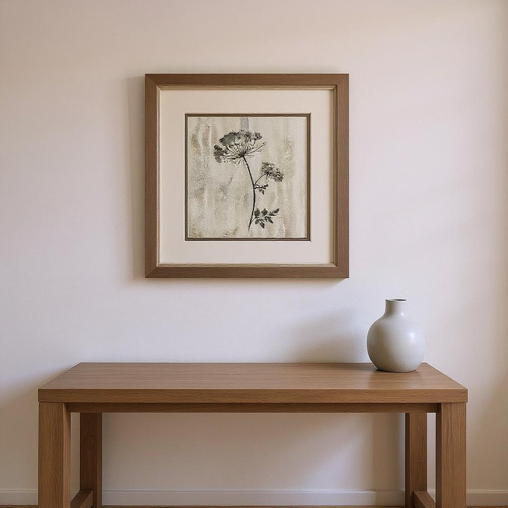 Set Of Two Sumi-e Silhouette I Silver Framed Wall Art HomeRoots