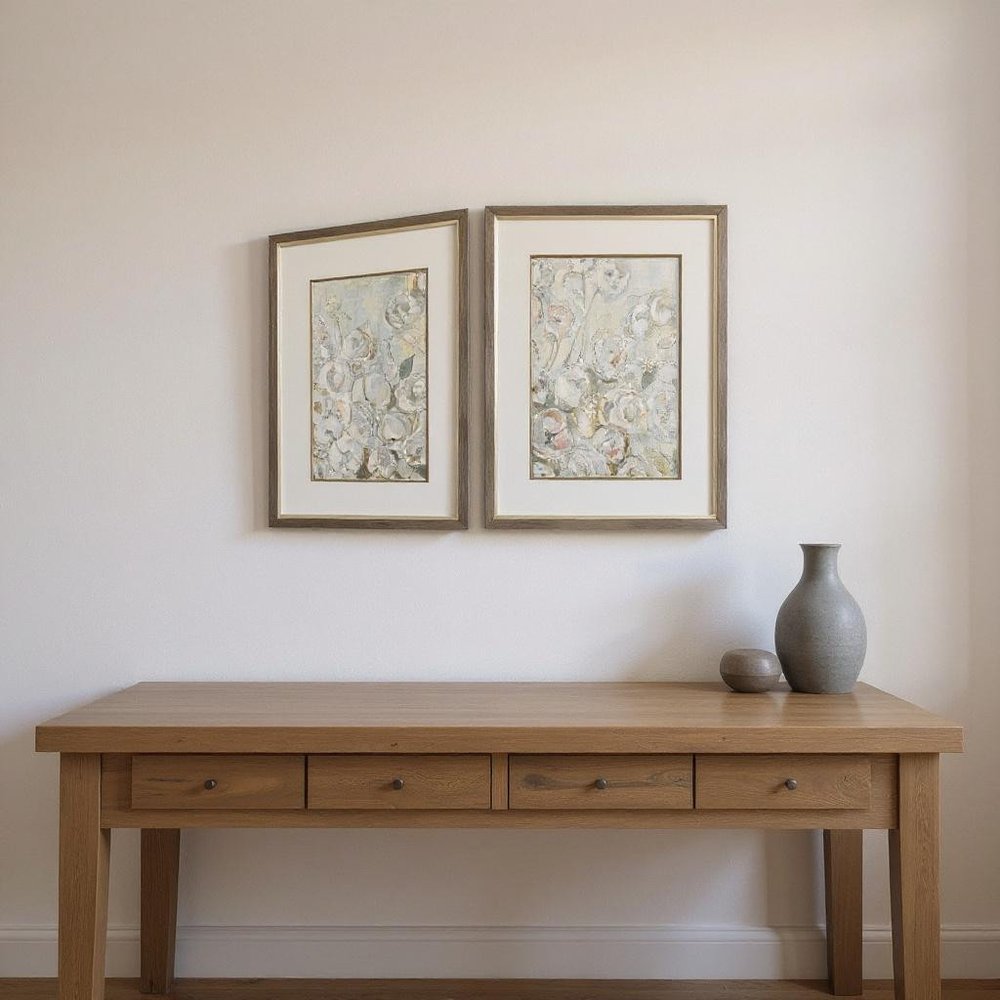 Set Of Two Climbing Roses Silver Framed Wall Art HomeRoots
