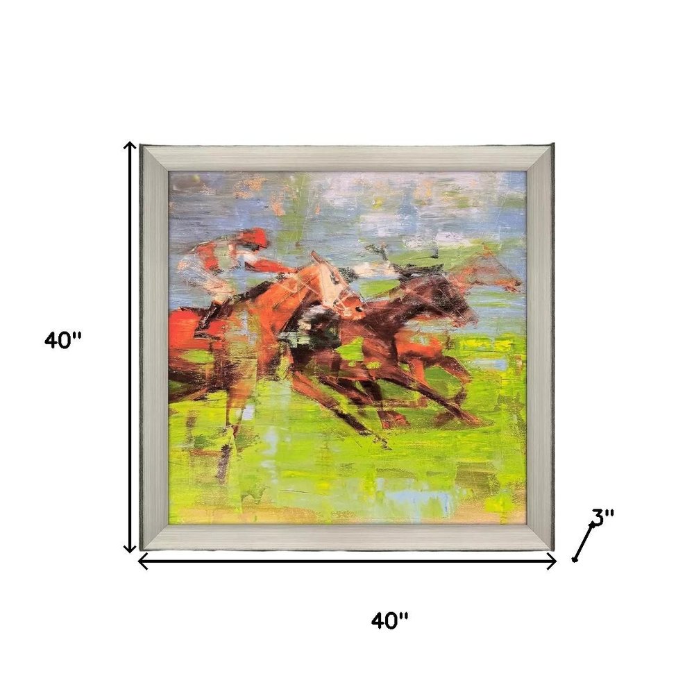 They Are Coming Silver Framed Wall Art HomeRoots