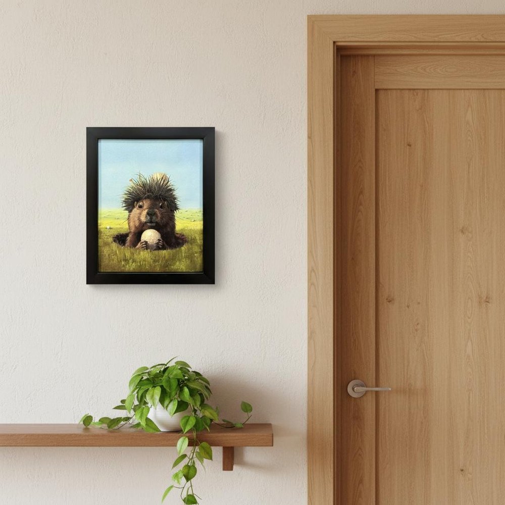 Ball Hog No. 2 Black Framed Wall Art HomeRoots
