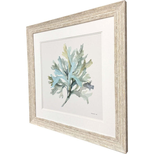 Coastal Bliss I Distressed White Framed Wall Art HomeRoots
