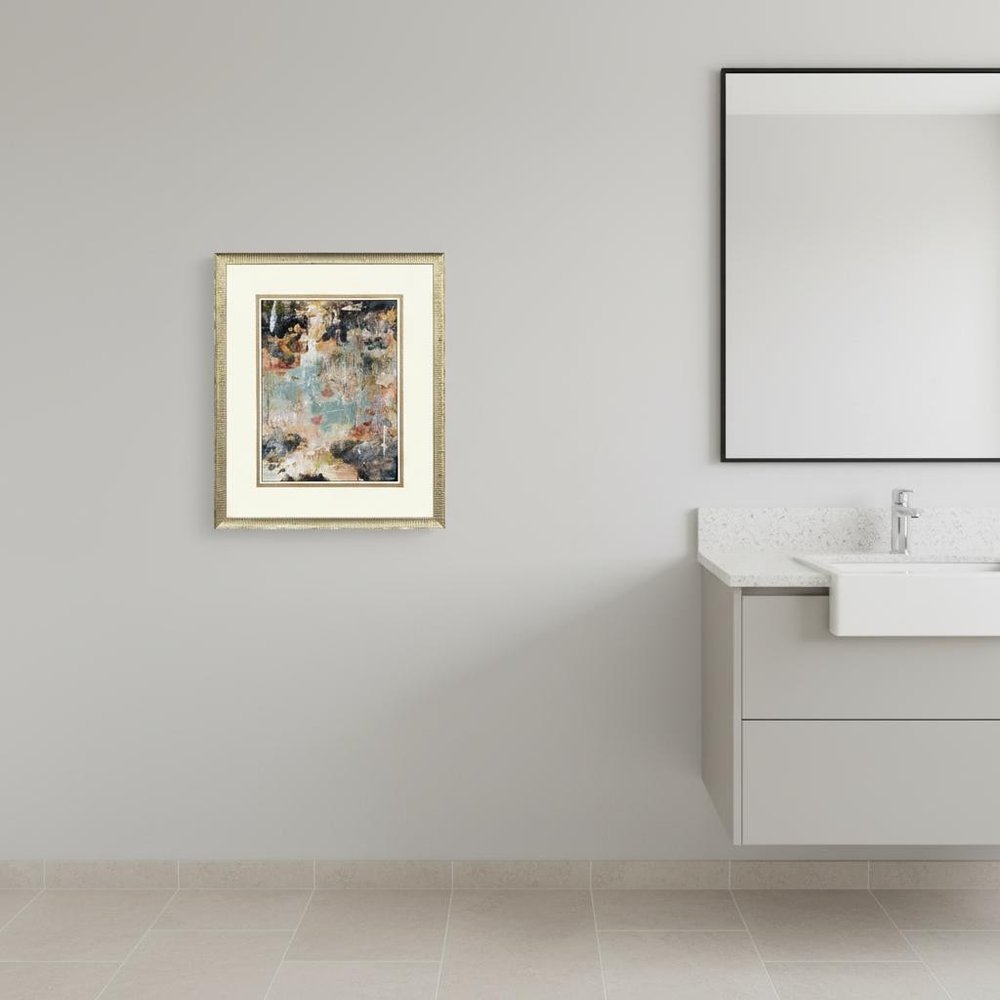 Mystic Marina II Silver Framed Wall Art