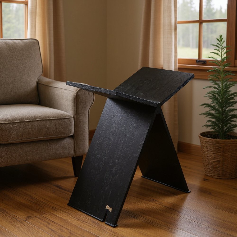 41" Black Wood One Tier Bookcase HomeRoots
