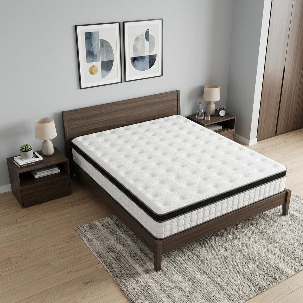 12" Full Double Gel Memory Foam Hybrid Mattress HomeRoots