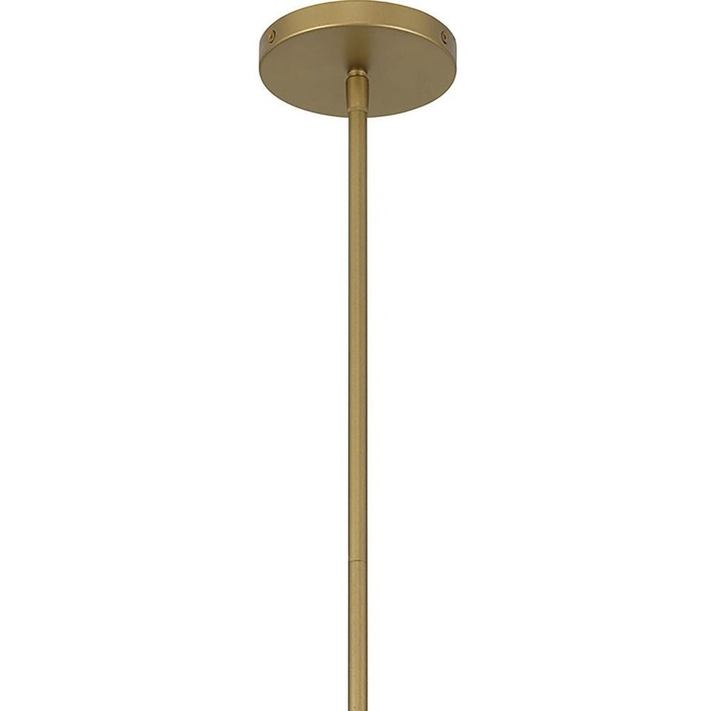 16" Antique Gold Aluminum Cone LED Dimmable Outdoor Pendent Hanging Light HomeRoots