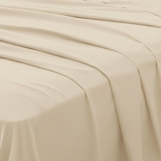 Set of Two Ivory Cotton King Pillowcases HomeRoots