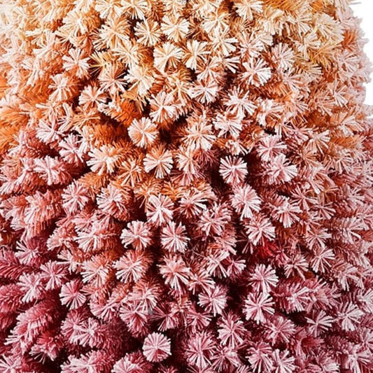 6' Rainbow Full Flocked Spruce Christmas Tree