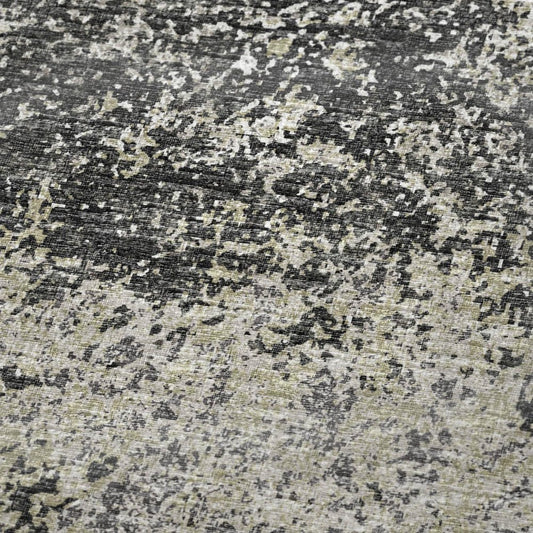 50" X 70" Gray And Black Abstract Polyester Woven Plush Throw Blanket HomeRoots