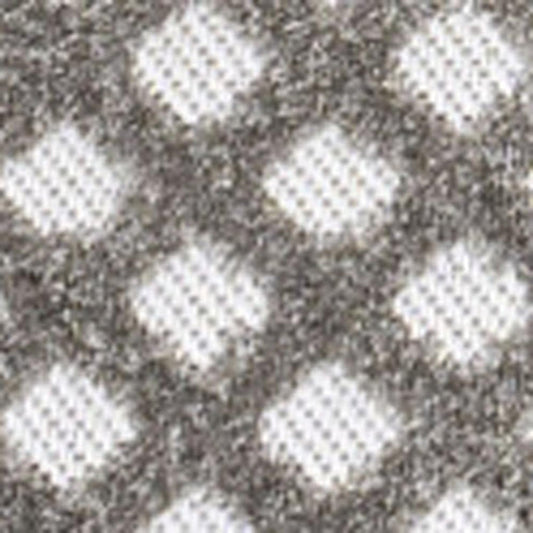 3' X 5' Dark Gray And Ivory Trellis Indoor Outdoor Area Rug