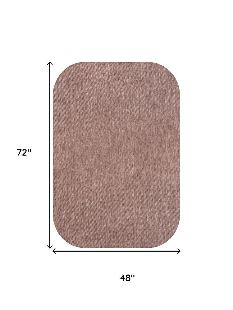 4' X 6' Rose Indoor Outdoor Area Rug HomeRoots