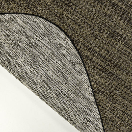 9' X 12' Brown And Black Medallion Indoor Outdoor Area Rug