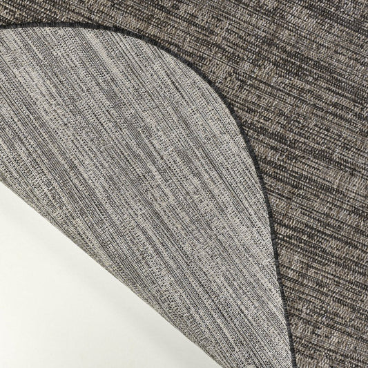 8' X 10' Natural And Black Medallion Indoor Outdoor Area Rug