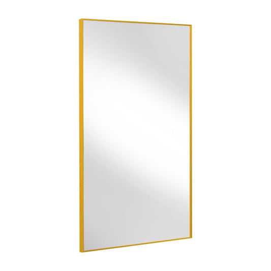 Gold Aluminum Wall Mount Or Leaning Framed Full Length Mirror