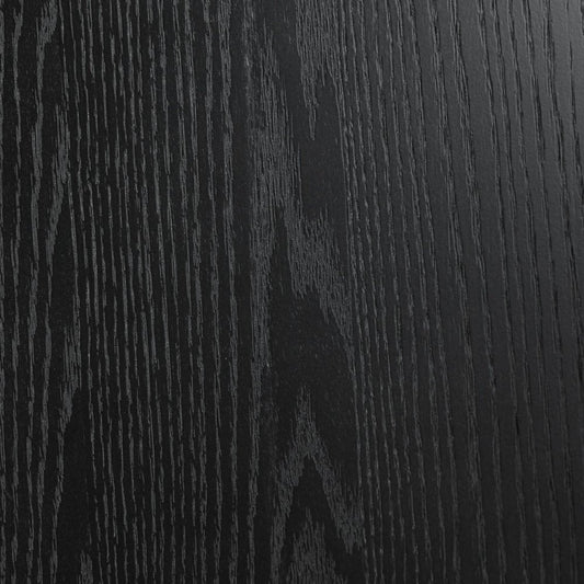 45" Black Solid Wood Round Top Dining Table HomeRoots