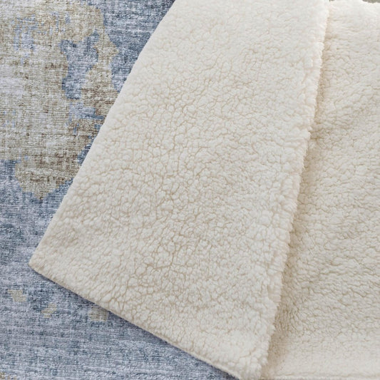 50" X 70" Blue Gold And Silver Abstract Microfiber Plush Throw Blanket HomeRoots