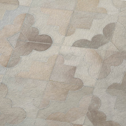 50" X 70" Ivory Beige And Gray Geometric Plush Throw Blanket HomeRoots