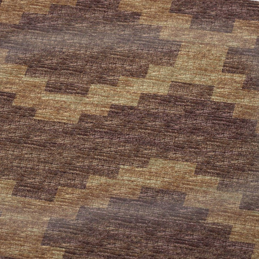 50" X 70" Rust And Gold Geometric Plush Throw Blanket HomeRoots