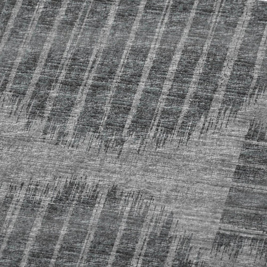 50" X 70" Charcoal And Gray Geometric Plush Throw Blanket HomeRoots