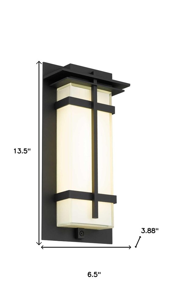 Black Colorful LED Dimmable Outdoor Hanging Light HomeRoots