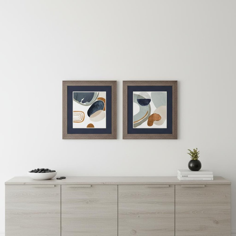 Hushed Nature Dark Brown Framed Wall Art
