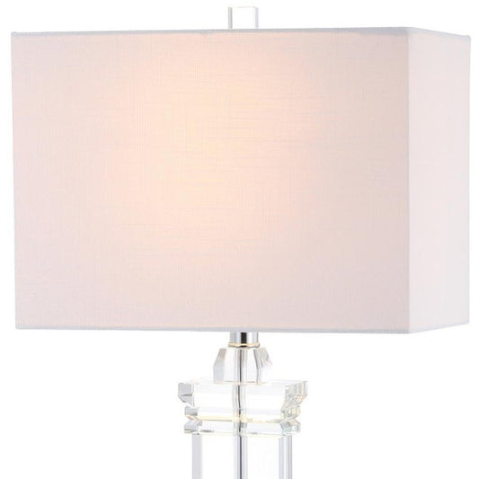 25" Clear Novelty Table Lamp With Shade HomeRoots