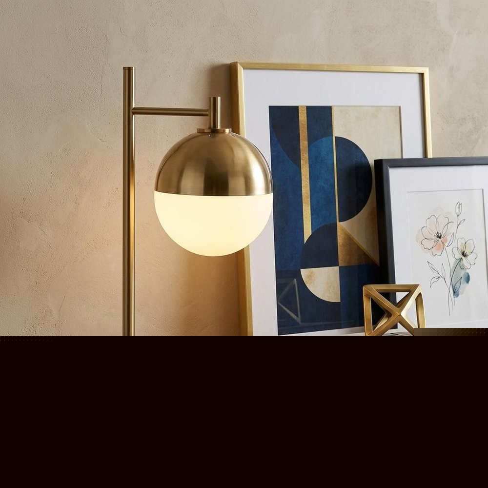 21" Gold Table Lamp LED HomeRoots