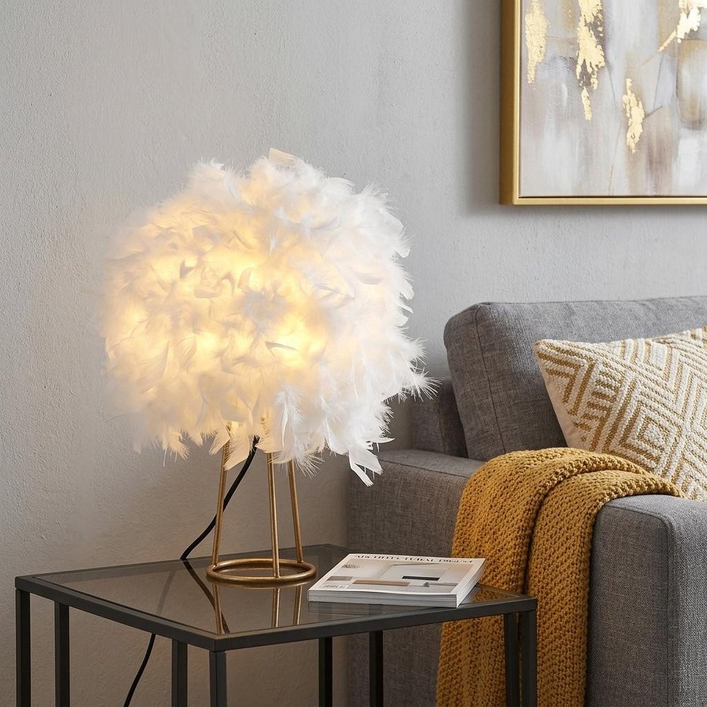 16" Gold Novelty Table Lamp HomeRoots