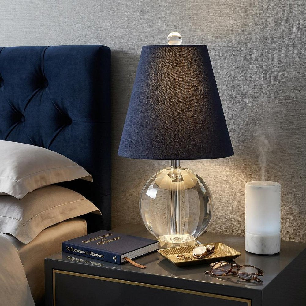 16" Clear Novelty Table Lamp With Globe Shade HomeRoots