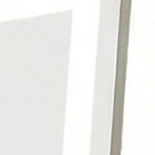 64" X 21" Silver Glass Lighted Wall Mounted Leaning And Freestanding Framed Full Length Mirror