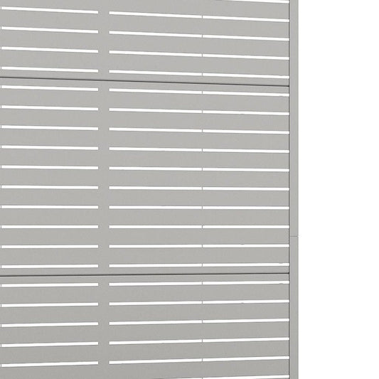 71" X 47" Gray Galvanized Metal Rectangular Planter Box