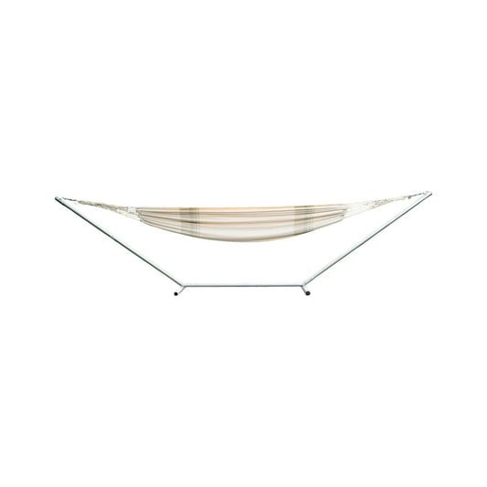 Off White Striped Single Spreader Bar Hammock