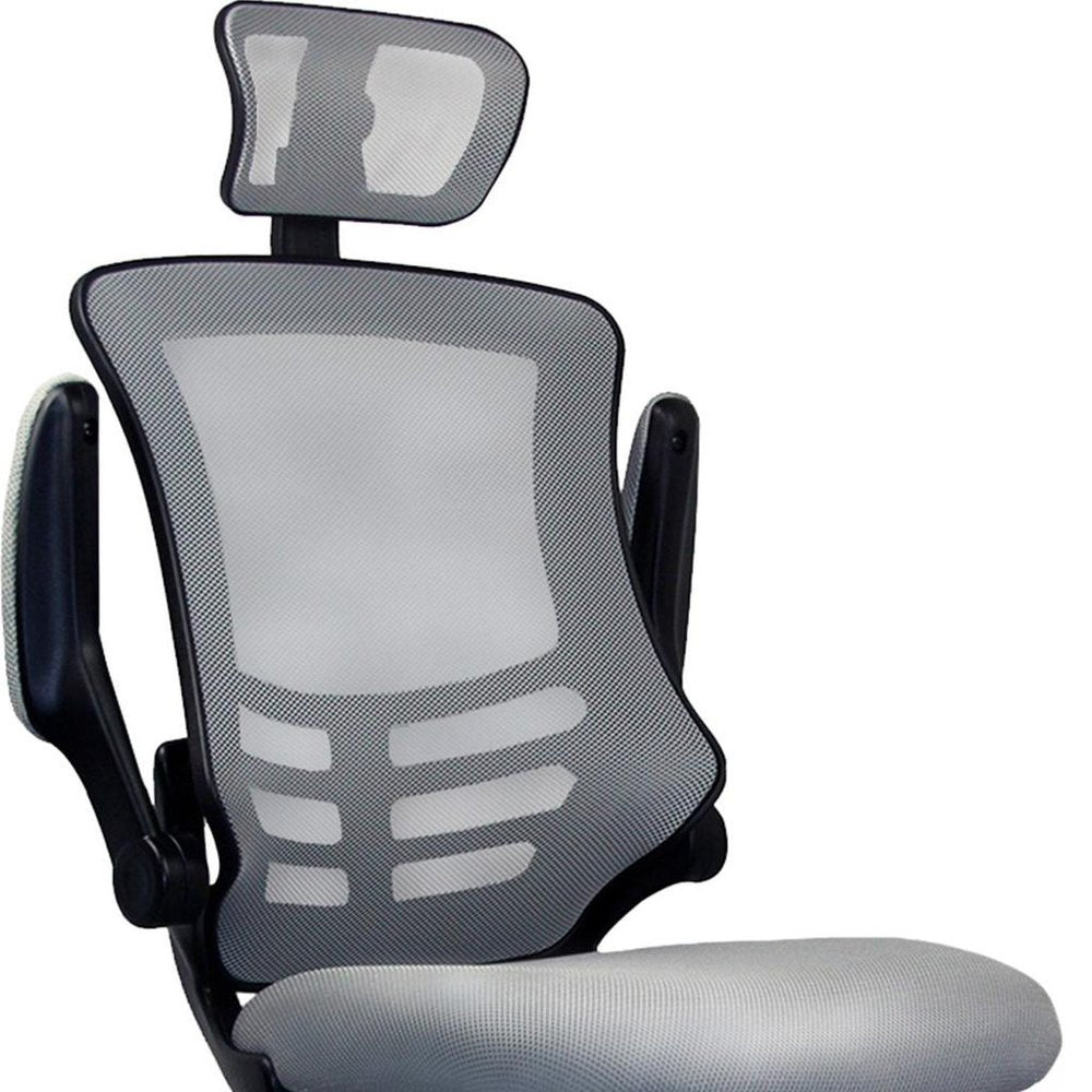 Black Adjustable Height Swivel Rolling Executive Office Chair HomeRoots