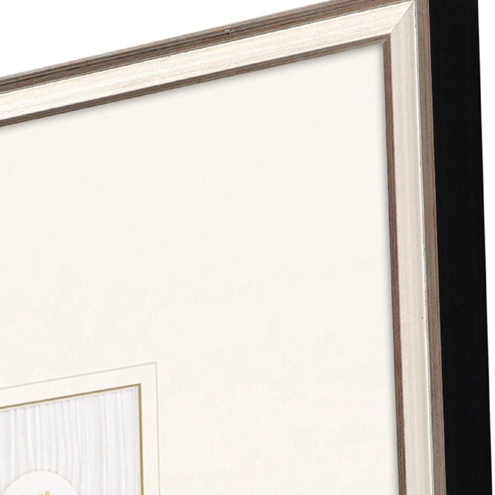 Bumblebee Intaglio Silver Framed Wall Art HomeRoots