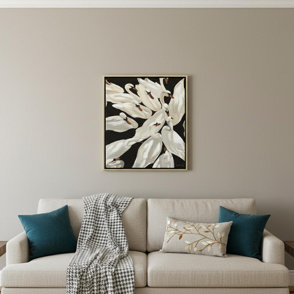 Bevy Silver Floater Frame Wall Art