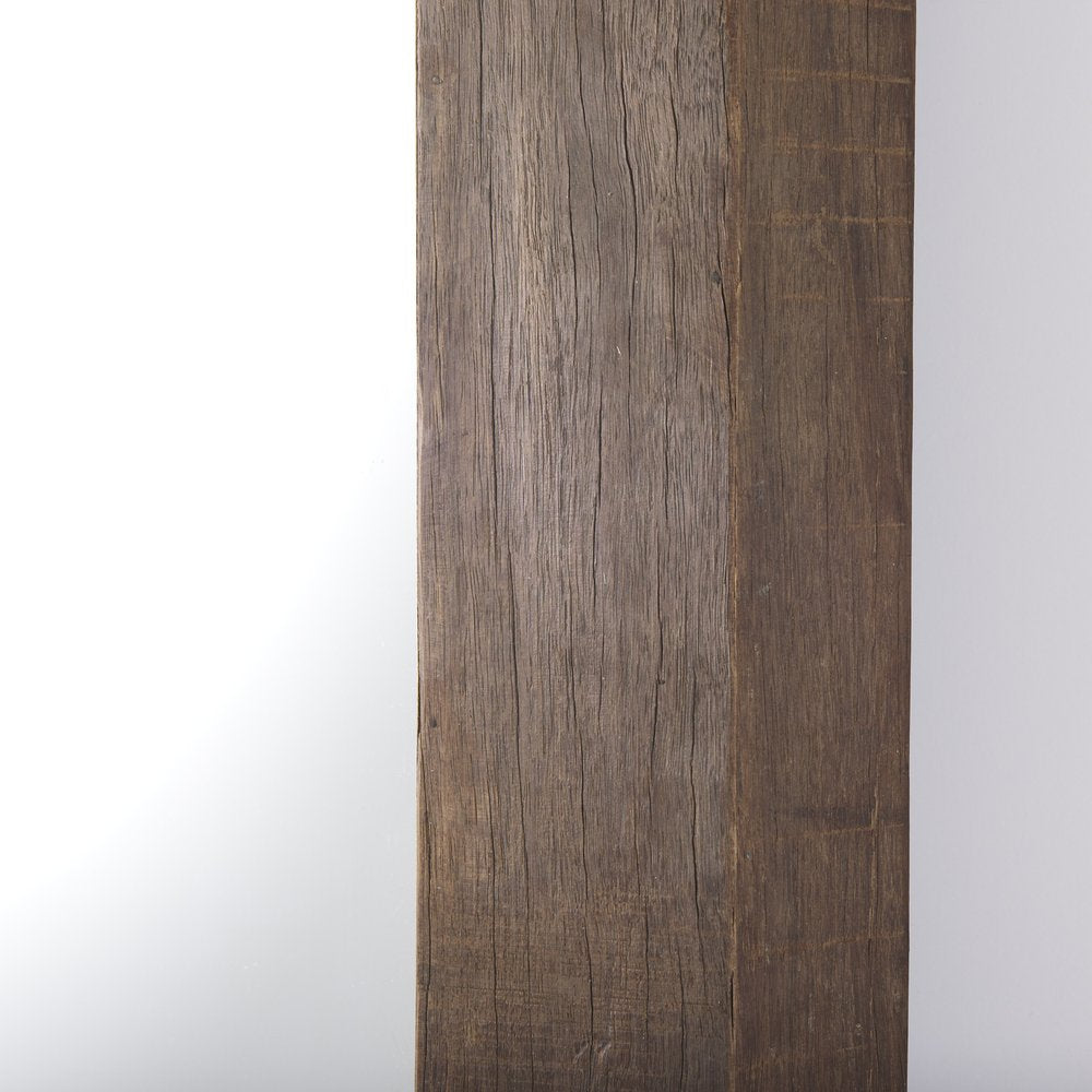 86" Brown Solid Wood Wall Mounted And Leaning Framed Full Length Mirror HomeRoots