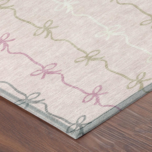 10' X 14' Pink And Gray Southwestern Washable Indoor Outdoor Area Rug HomeRoots