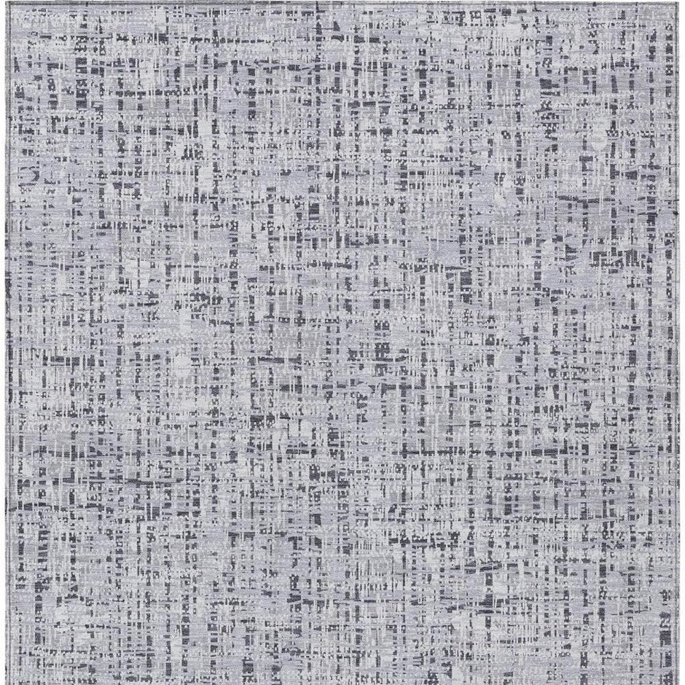 3' X 5' Ivory And Gray Abstract Washable Indoor Outdoor Area Rug HomeRoots
