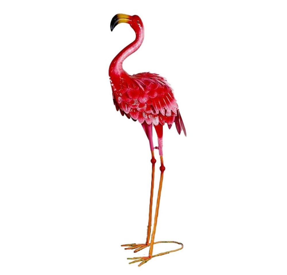33" Pink Metal Flamingo Garden Accents Accessories